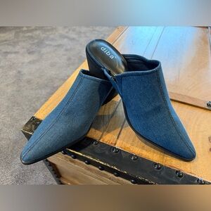 Diba NWOB Women's Denim Blue Mules
